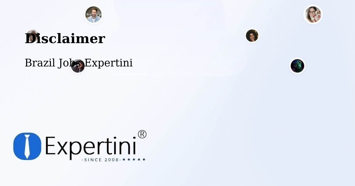 Disclaimer – São Luís - Brazil Jobs Expertini